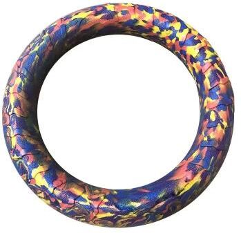 Inspired Living AquaTug EVA Dog Training Ring For Fetch, Tug & Water Play mix 28cm