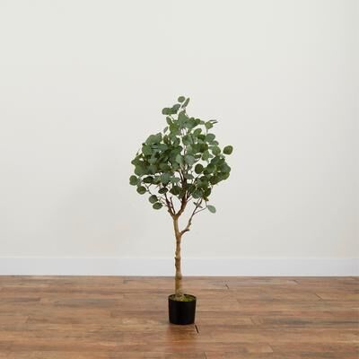 Nearly Natural 4' Artificial Eucalyptus Tree