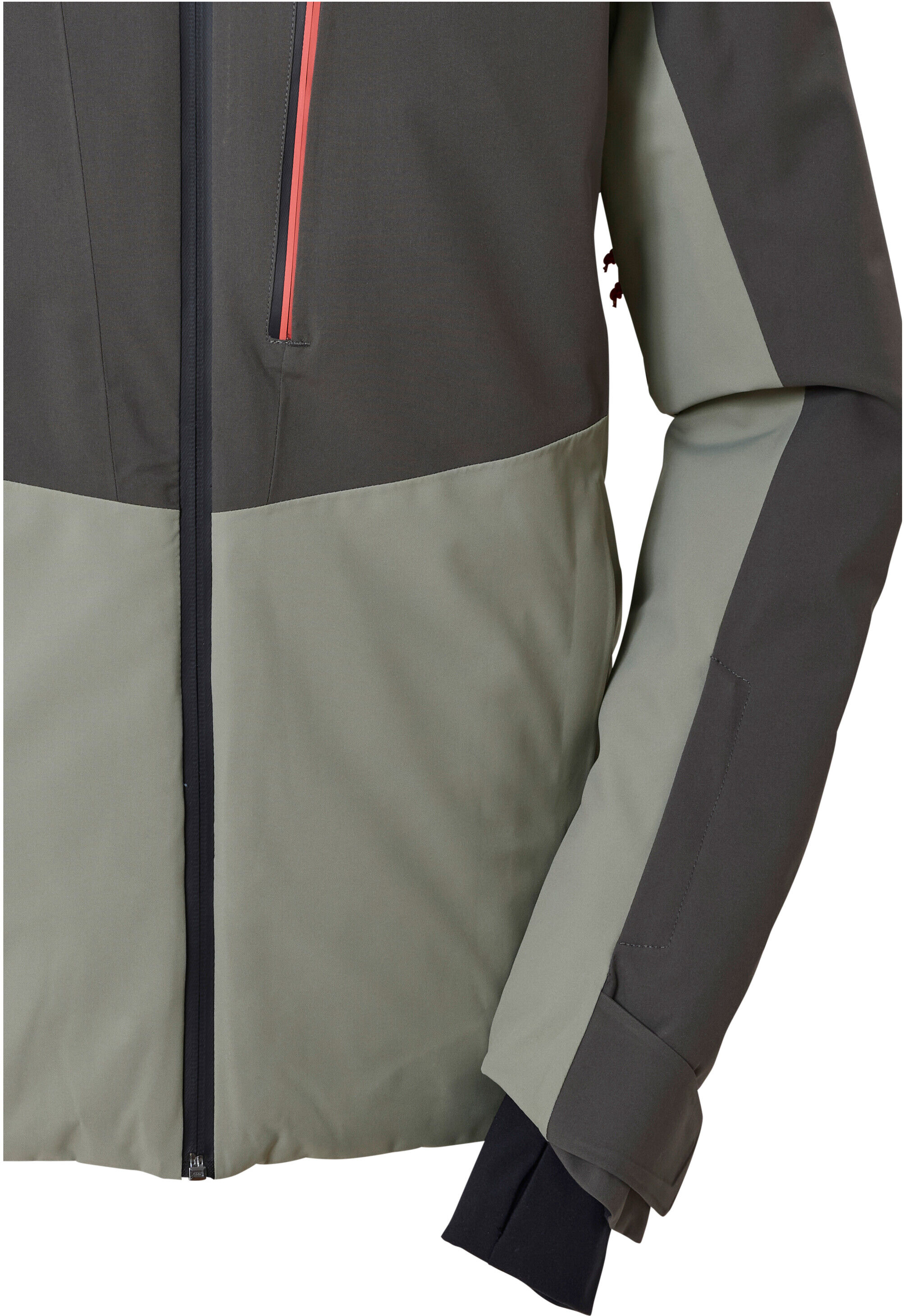 Skijacke KILLTEC "KSW 65 MN SKI JCKT", Herren, Gr. M, olivgrün, Obermaterial: 100% Polyester.Futter: 100% Polyester.Füllung: 100% Polyester, Jacken Skijacke, Wasserdicht, atmungsaktiv, verschweißte Nähte, viele Taschen