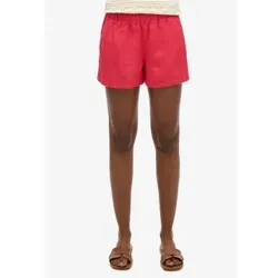 Superdry für Damen. W7110450A Kurz Leinen rot (XS), Lässig