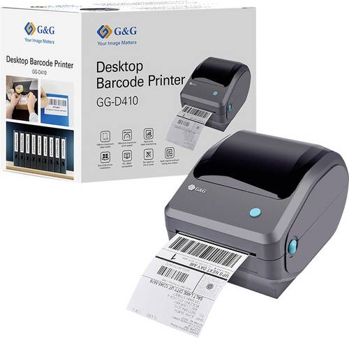 G&G GG-D410 Etikettendrucker Etikettenbreite (max.): 108mm Bluetooth, WLAN
