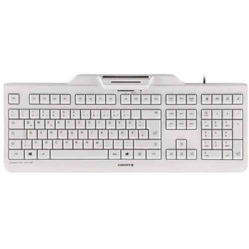 CHERRY KC 1000 SC Corded CH-Layout weiß/grau Smartcard