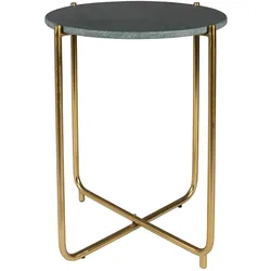 designline Marmor Beistelltisch Timpa Weiss / H 54 x Ø 44,5 cm