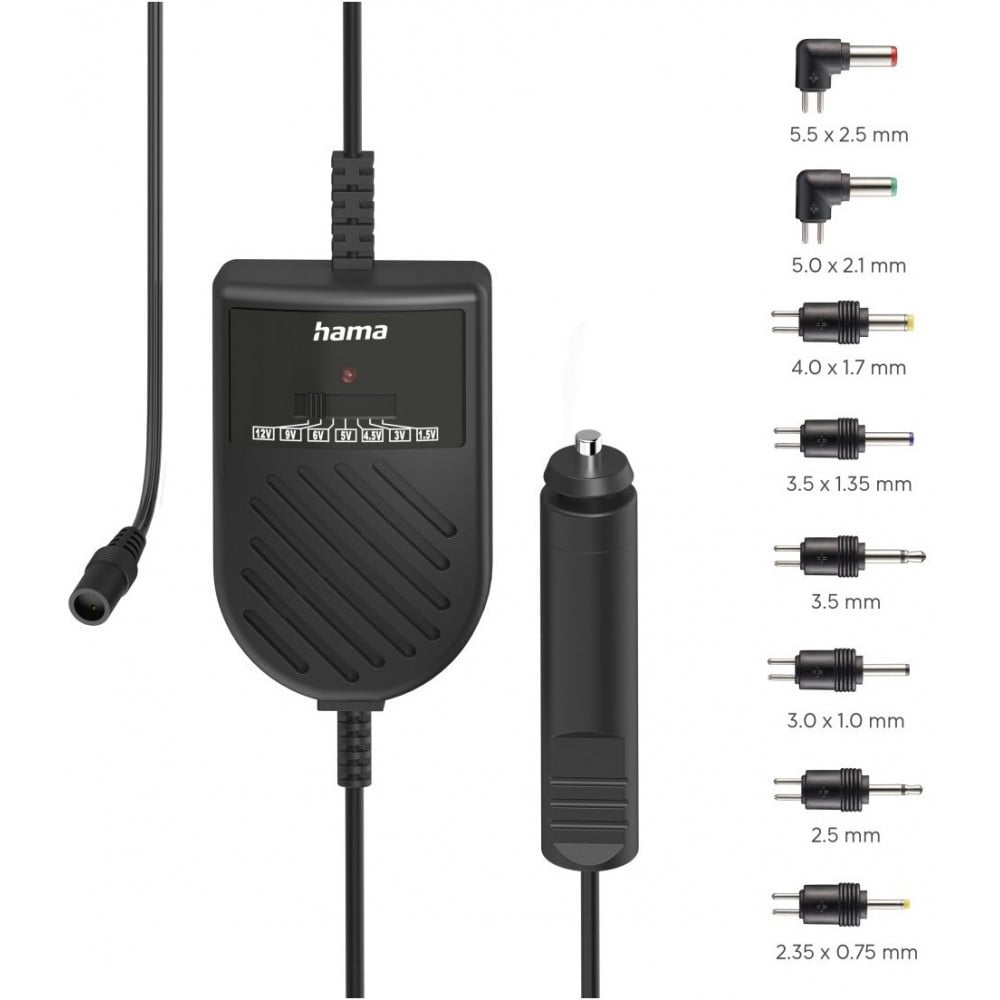 Hama 00223619 Sigarettenaansteker voor auto, 12V, Zwart