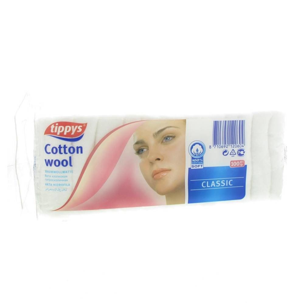 Tippys Wat Zigzag 100 g Watte