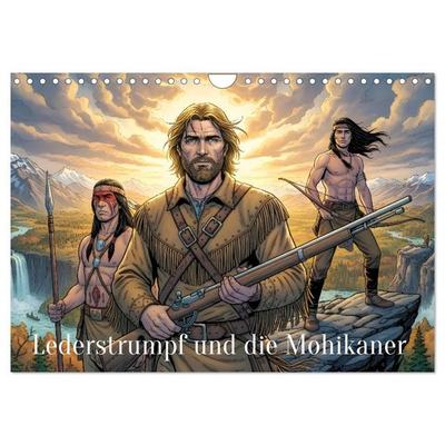 Lederstrumpf und die Mohikaner (Wandkalender 2027 DIN A4 quer), CALVENDO Monatskalender