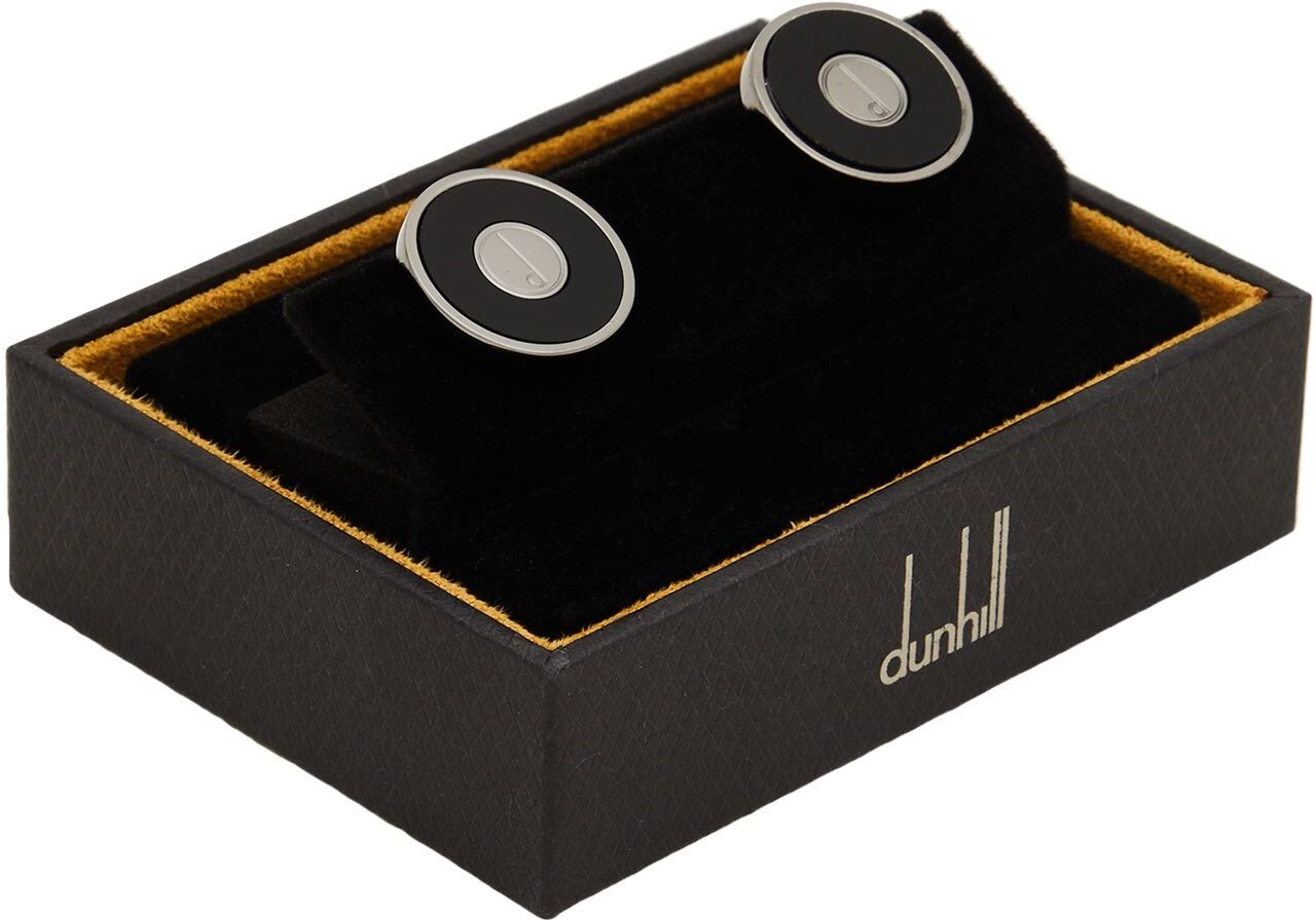 Dunhill Gemelos y Pasador Hombre Negro -- Hombre