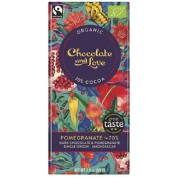 Dunkle Schokolade - Pomegranate 70%