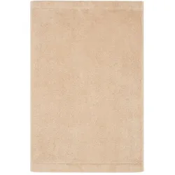 CaWö Gästetuch Lifestyle 30 x 50 cm Baumwolle Braun Camel