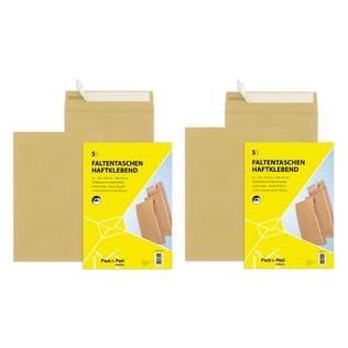 Mayer-Network 50 Versandtaschen B4 braun 130g hk m Falte (50 Stk.) (30002522)