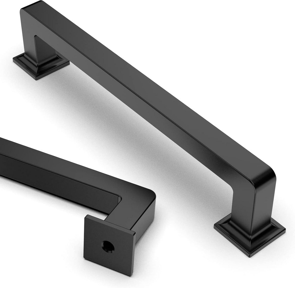 10x Matte Zwarte Kastgrepen 128mm - Keukenkast Handvatten & Lade Trekkers