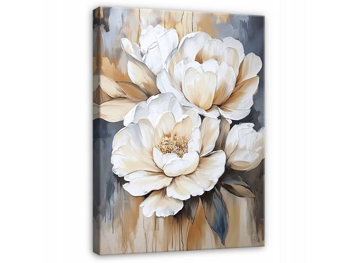 BILDER Abstrakt Blumen Modern 120x80
