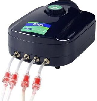 Uplift Essentials Silent Aquarium Air Pump With Adjustable Air Volume set 5