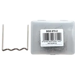 BGS 873-2 Reparatur Klammern U-Form Ø0,8mm 100 Stück für Kunststoffreparatur