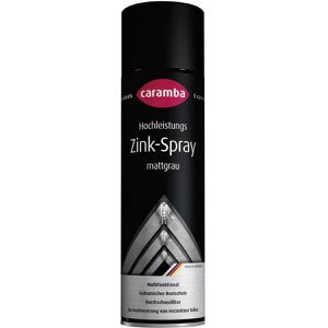 Caramba Korrosionsschutz Hochleistungs Zink-Spray, 60388505, mattgrau, multifunktional, 500 ml
