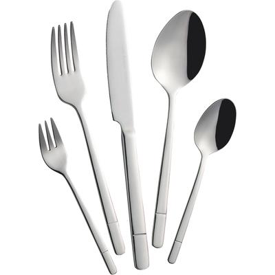 Besteck-Set MULEX "Oceanside", silber (edelstahlfarben), 30 Stk., Edelstahl 18/0, Essbesteck-Sets, poliert