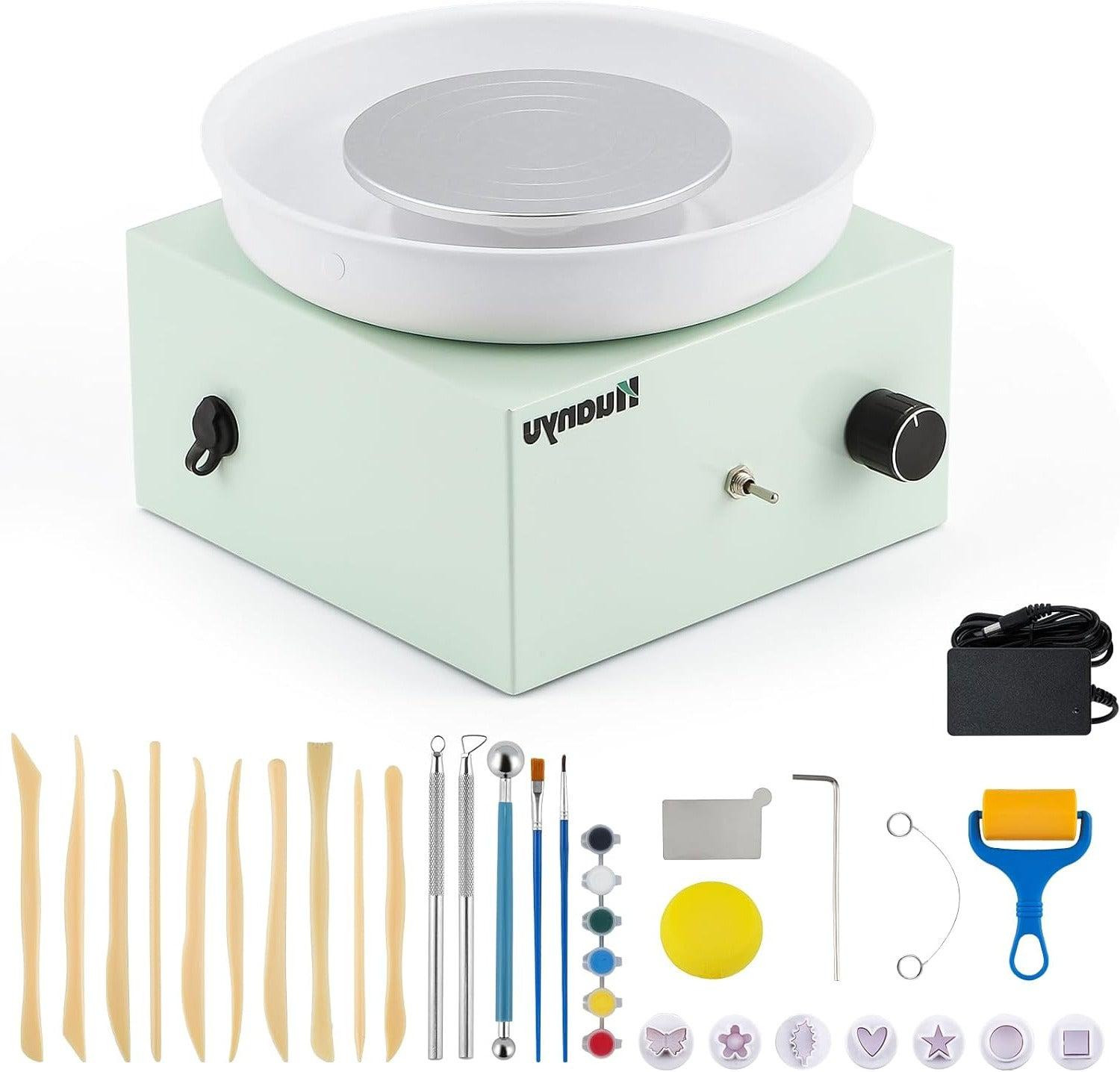 Selius Mini Pottenbakkersschijf - Elektrische Keramiek Draaischijf