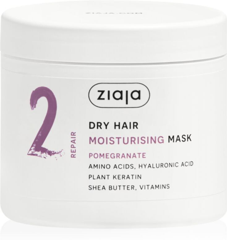 Ziaja Plant Essentials Pomegranate masque hydratant cheveux pour cheveux secs 350 ml