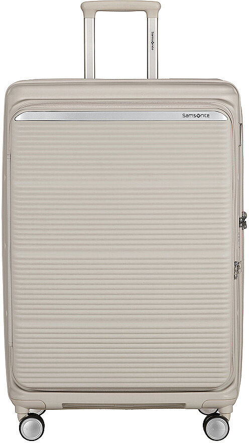 Samsonite Trolley PARALUX SPINNER 75cm erweiterbar Stone Grey creme EG