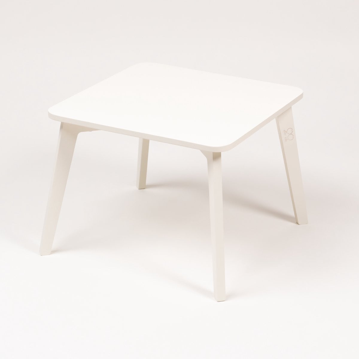 Ette Tete Tulla Kindertafel met verstelbare hoogte, Wit
