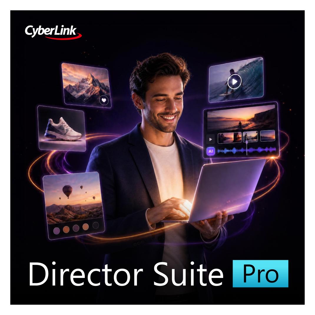 CyberLink Director Suite Pro / WIN Download Code (1 User, 1 Geräte/User, 12 Monate) (DFP-0000-IWT0-00)