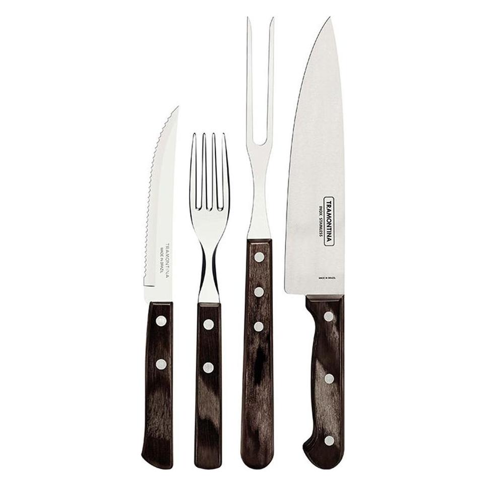 Tramontina Tramontonia Grillbesteckset 14-teilig Edelstahl & Polywood (29899/211)