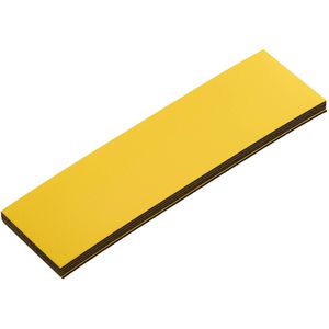 Sprintis Magnetschilder MSXX000922, gelb, 100 x 30 mm, für Handbeschriftung, 100 Stück