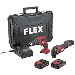 Flex Duo Pack Akku Trockenbauschrauber Multitool DW45+MT 18-EC TC/2.5 Set 532427