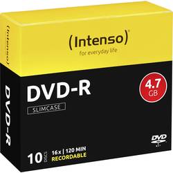 Intenso 4101652 DVD-R Rohling 4.7 GB 10 St. Slimcase