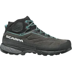 Scarpa, Damen, Wanderschuhe, Women's Rapid XT Mid GTX (38.5), Mehrfarbig, Türkis, Grau