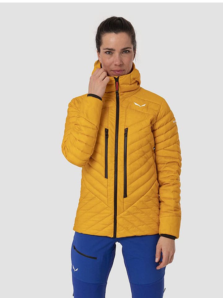 Salewa Daunenjacke "Ortles" in Gelb - 42