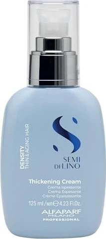Alfaparf Milano Semi di Lino Density Hair Cream Wärmeschutz Erhöht die Dicke Vitalität Impr (125 ml) (0000097645)