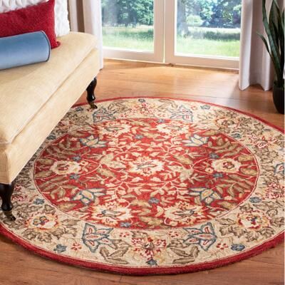 SAFAVIEH Handmade Chelsea Kaila French Country Wool Rug