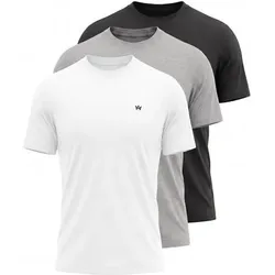 KRONSTADT T-Shirt KSErwin T-Shirt 3-Pack, Größe M in Bunt 3