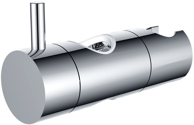 Glissière conique AqvaZone AqvaShower 287701750 pour Ø 20 mm, glissière de remplacement avec levier à goupille, chromée