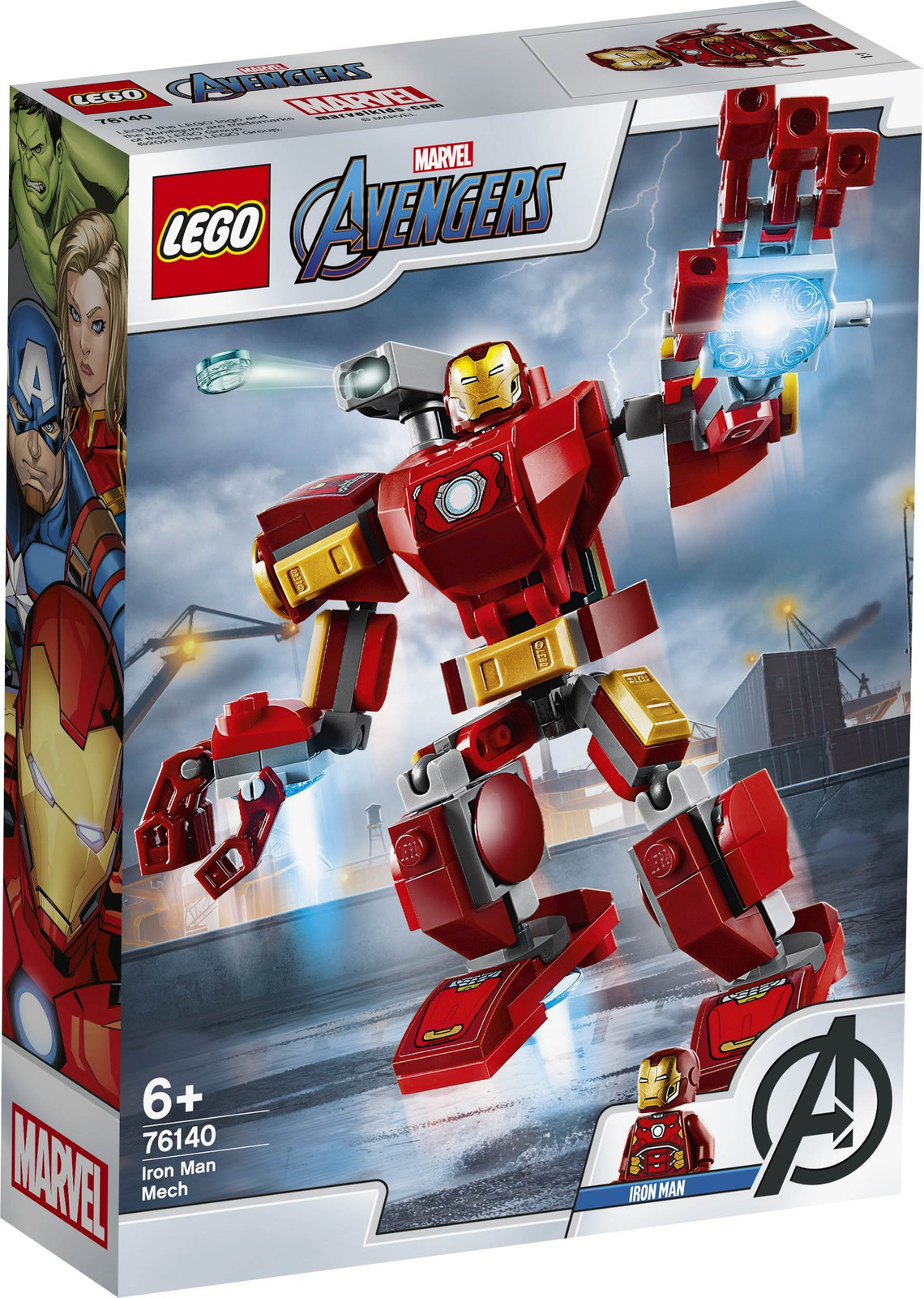 LEGO 76140 Marvel Avengers Iron Man Mech speelset met actiefiguur