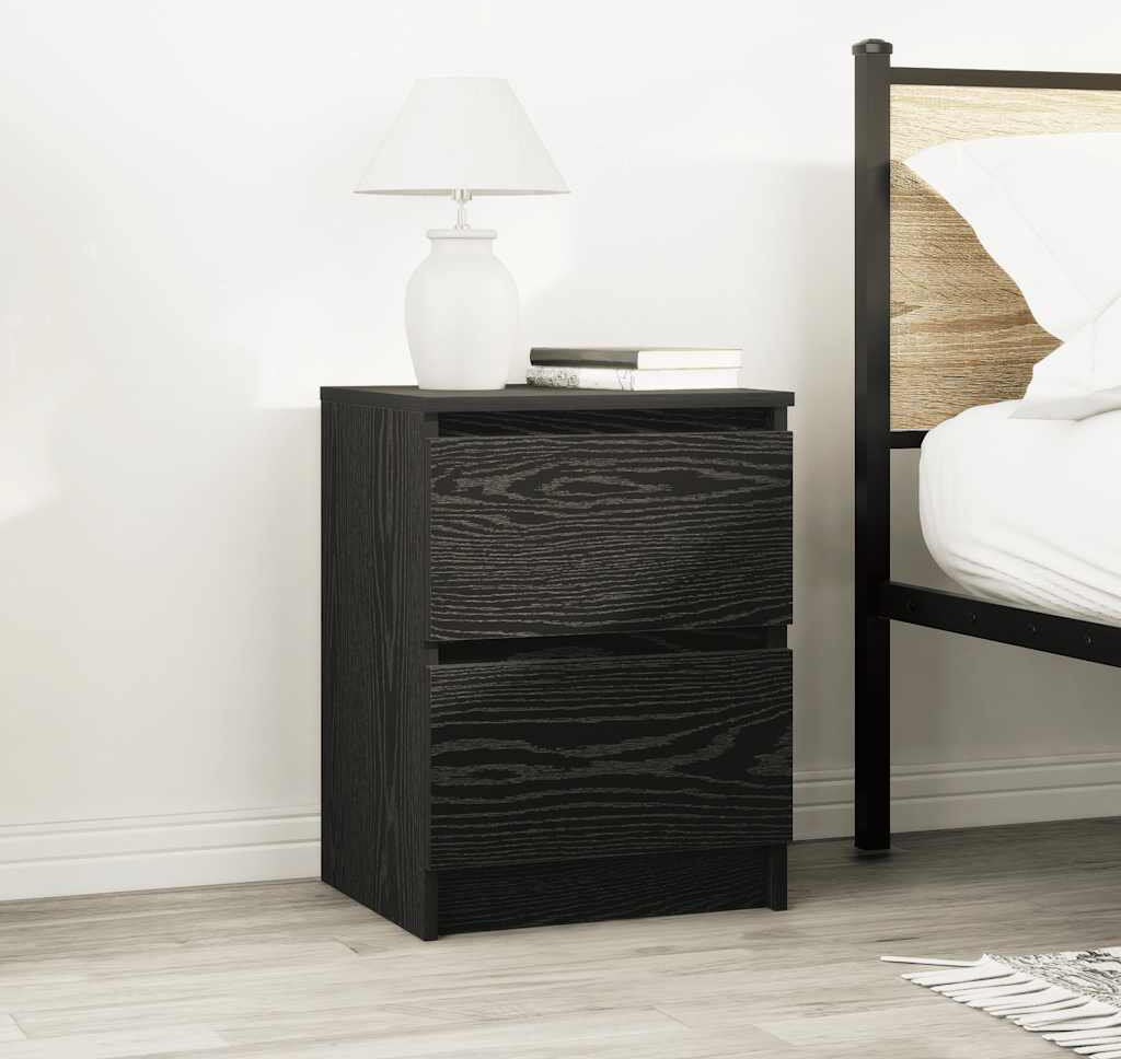 17 Stories TV Cabinet 35x54 Cm Engineered Wood Black 40 cm
