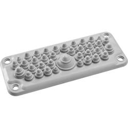 Schneider Electric NSYAECPFLT35 Kabeldurchführung Thermoplastisches Elastomer Lichtgrau (RAL 7035) 1 St.