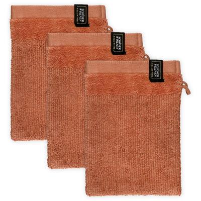Waschhandschuh "Sense", braun (rost), B:16cm L:21cm, Frottee, SCHÖNER WOHNEN-KOLLEKTION, Handtücher, mit Velourborte, hautschmeichelnde Airtouch Qualität, super weich