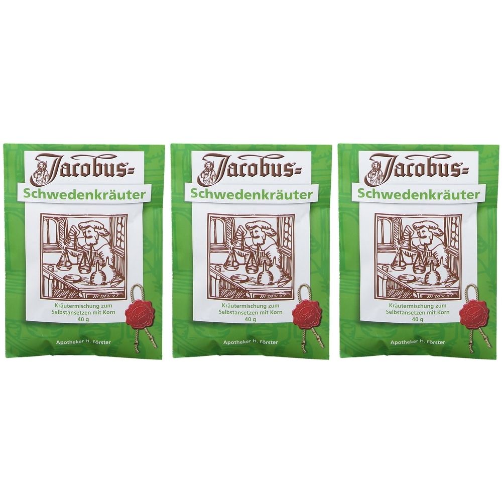 Jacobus Schwedenkräuter Pulver 3x 3x40 g