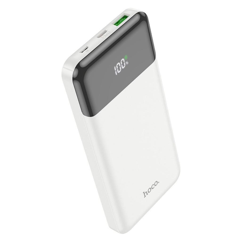 Hoco Power bank powerbank 10000 mAh PD QC3.0 3A 20W J102 white (10000 mAh, 20 W) (54162709)