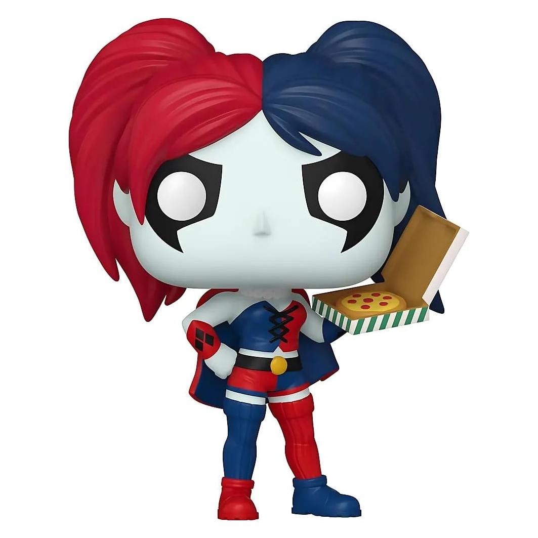 Funko DC Comics: Harley Quinn Takeover POP! Heroes Vinyl Figur Harley with Pizza 9 cm (OC65615)