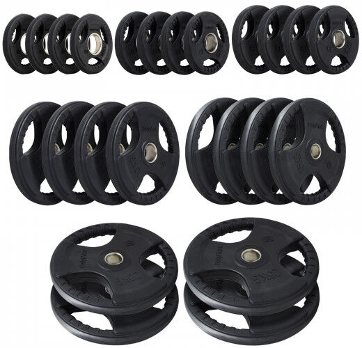 BodyMax Olympic Rubber Radial Disc Weight Plates 225kg Set