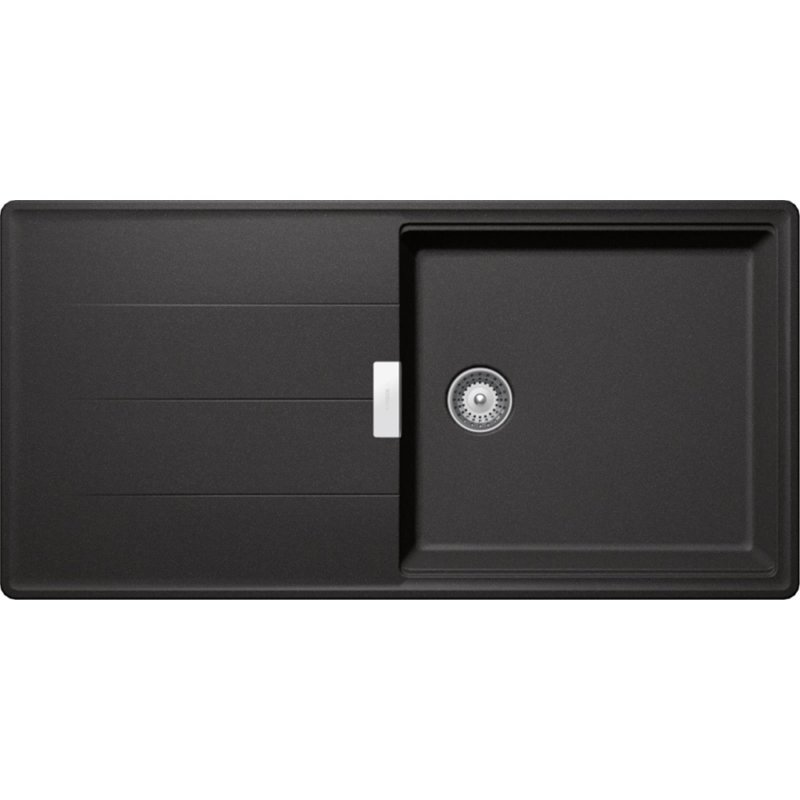 Schock Auflage-Einbauspüle Tia D-100L U Stone inkl. Funktionsschalenset und Multifunktionaler Träger