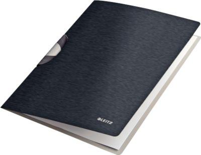 LEITZ® Klemmmappe Style ColorClip, mit Clip, satin schwarz