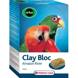 VERSELE LAGA CLAY BLOC AMAZON RIVER 550g  Lehmblock für Großsittiche und Papageien