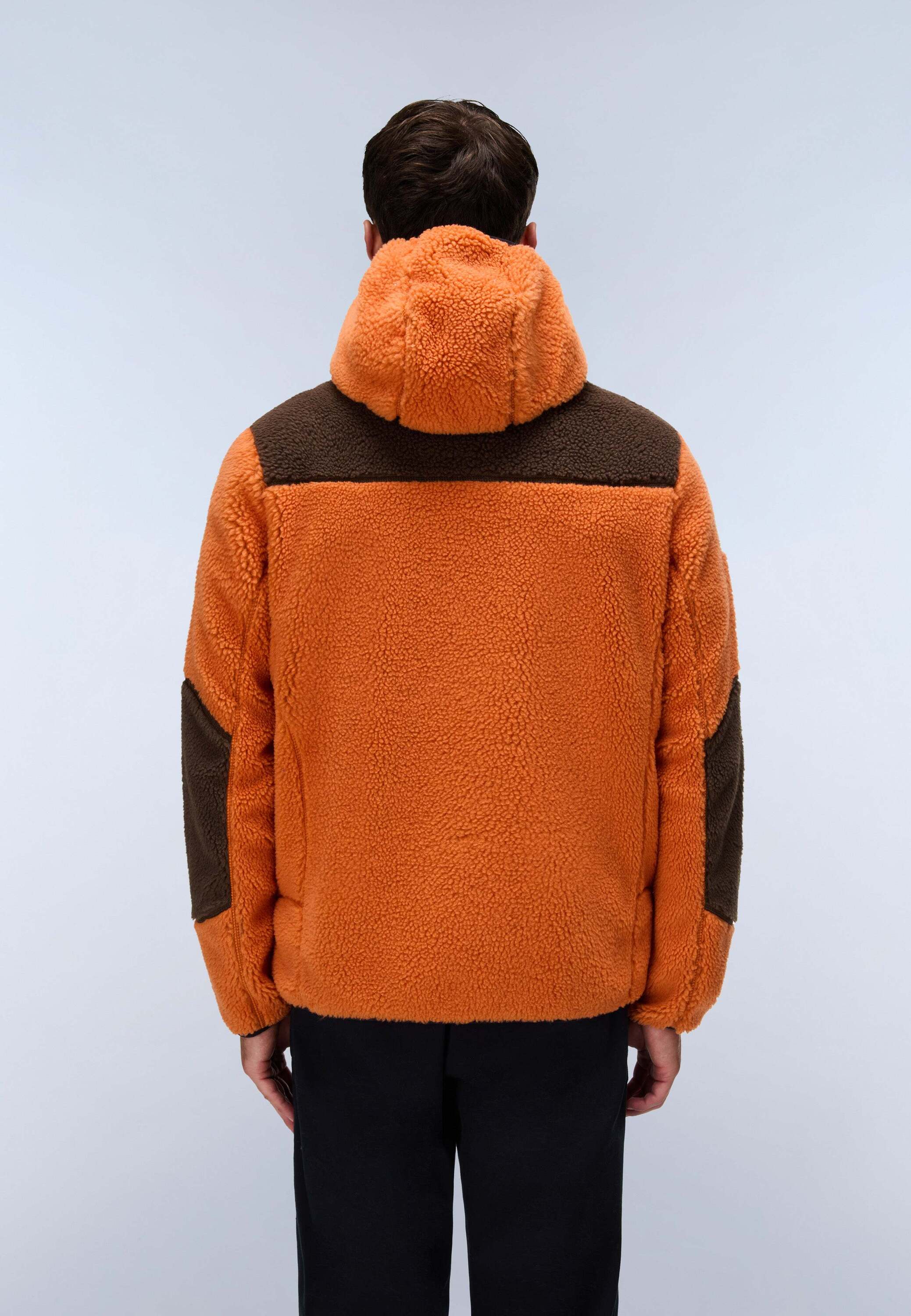 Fleecejacke NAPAPIJRI "Napapijri Fleecejacke YUPIK FZH 6", Herren, Gr. XL, orange (braun), Obermaterial: 100% Polyester PES., Jacken Fleecejacke braun XL
