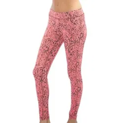 Casall Abstract Tights Orange gemustert 36 Damen