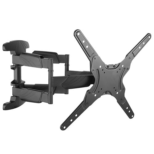 RICOO TV muurbeugel S5044 universeel voor 30-55 inch, zwart, Max-VESA 400x400 mm