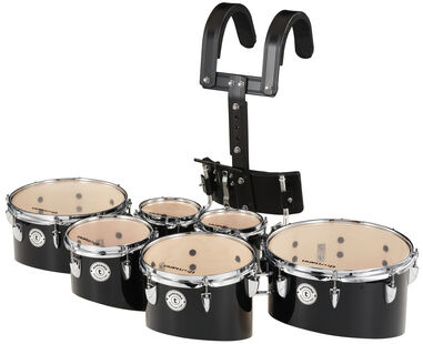 Thomann QT06 BL Marching Sixt Tom Set Schwarz